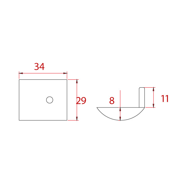 Baza Denge Takozu 8 mm
