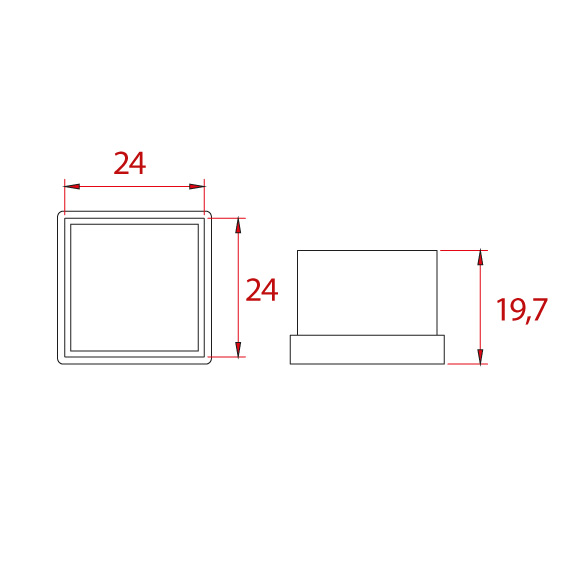 Profil Takozu 25x25 mm