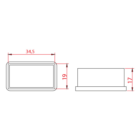 Profil Takozu 20x40 mm