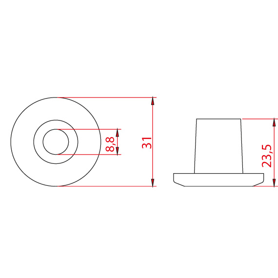 Case Protector Perforated Stopper