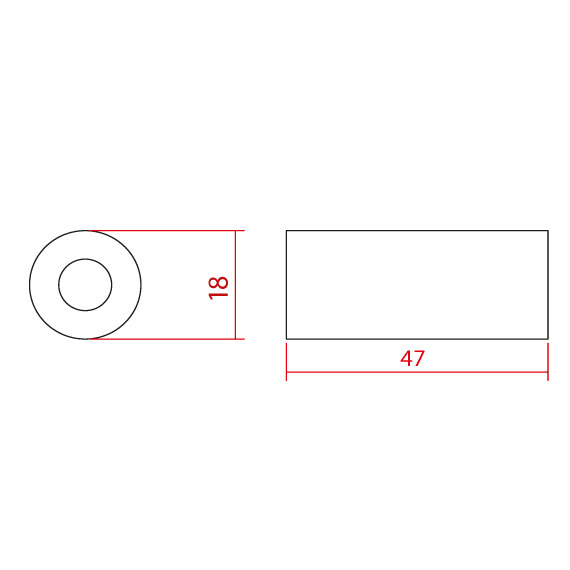 Kol Ara Bağlantı Silindiri 47 mm