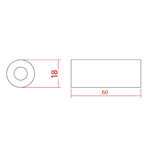 Arm Interconnect Cylinder 60 mm Arm Interconnect Cylinder 60 mm