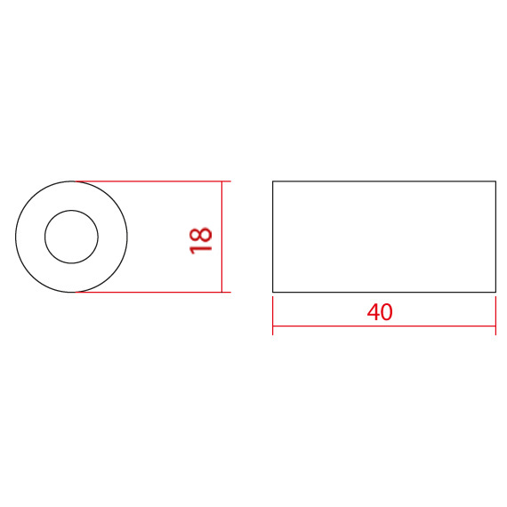 Kol Ara Bağlantı Silindiri 40 mm Kol Ara Bağlantı Silindiri 40 mm