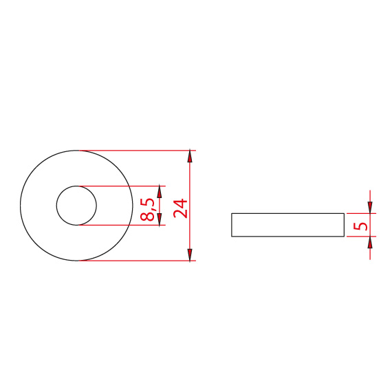 Pls. Omega Bolt Washer