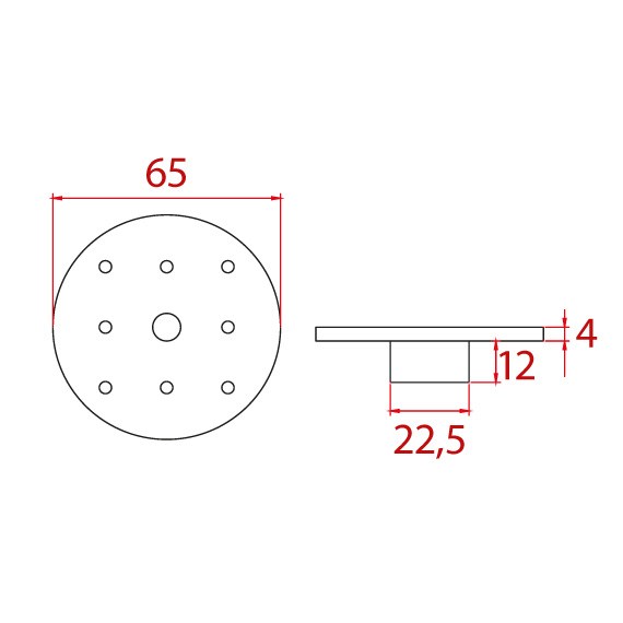 Liparis Foot Mounting Bracket