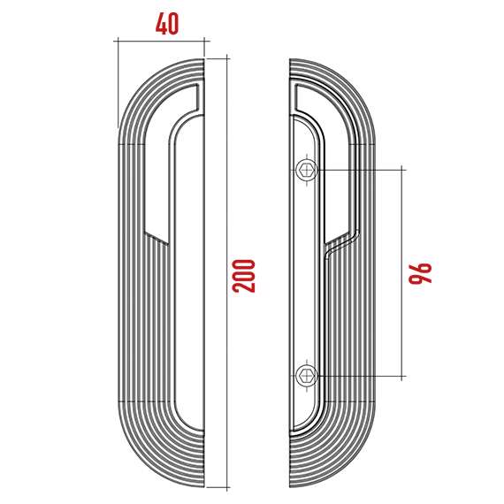 Mira Handle 200 mm