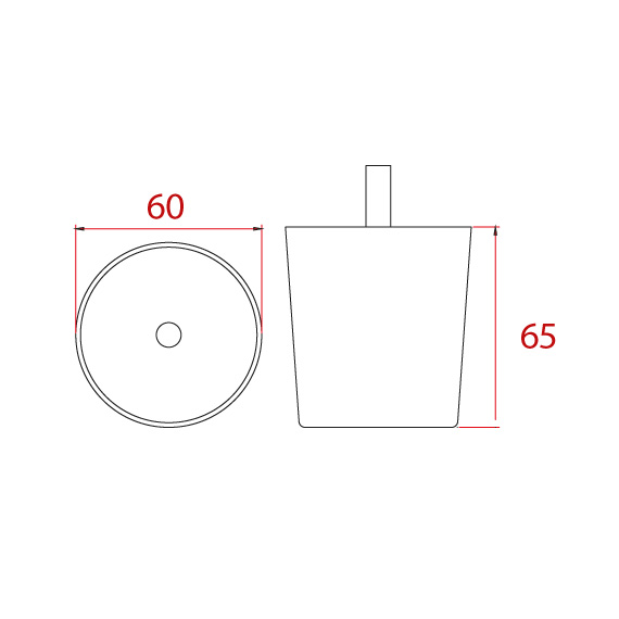 Atena Gizli Ayak 65 mm Atena Gizli Ayak 65 mm