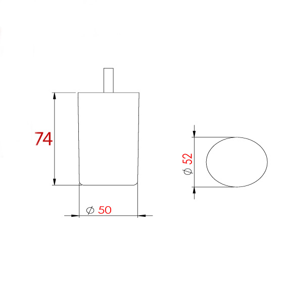 Gizli Ayak 74 mm Gizli Ayak 74 mm