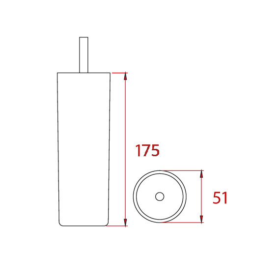 Gizli Ayak 175 mm Gizli Ayak 175 mm