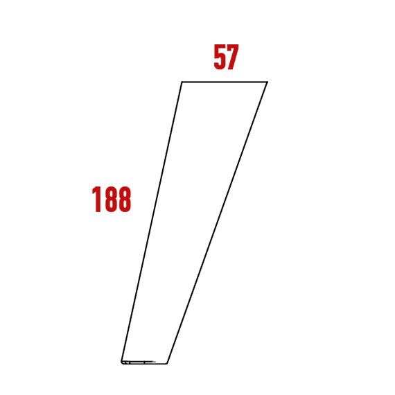 Panamera Foot 188 mm