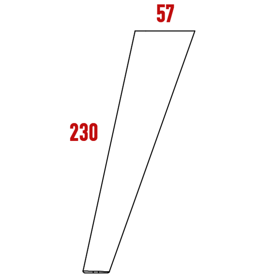 Panamera Foot 230 mm