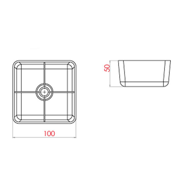 Sofa Kare Ayak 100x100x50 mm Sofa Kare Ayak 100x100x50 mm