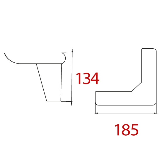 Mokka + Atlanta Berjer 134 mm Mokka + Atlanta Berjer 134 mm