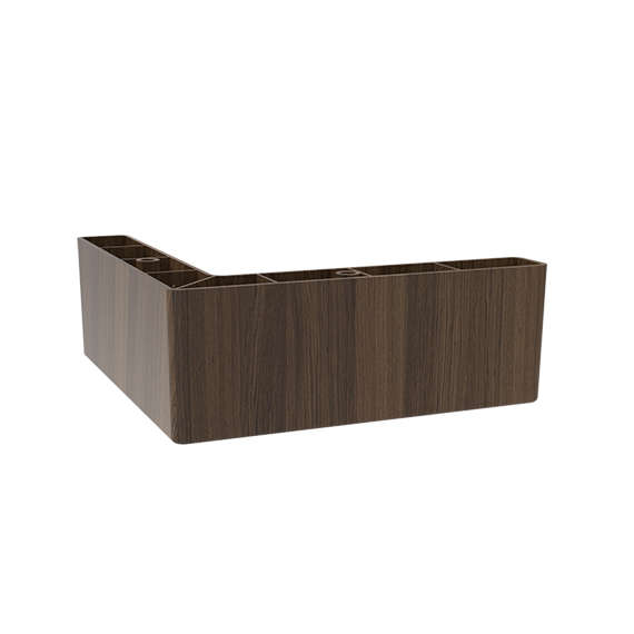 Seat Corner Foot 160x160x60 mm