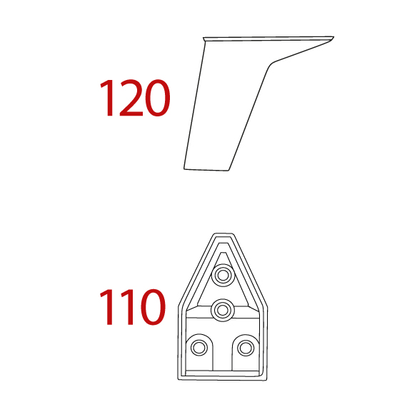 Piramit Ayak 120 mm Piramit Ayak 120 mm