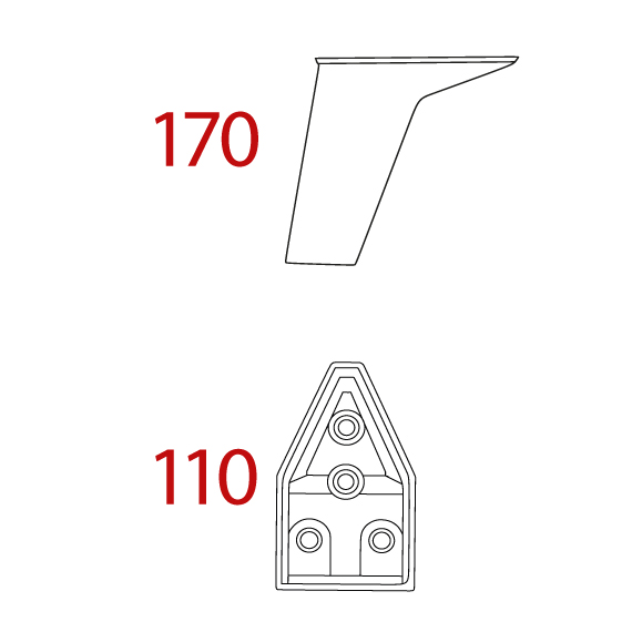 Piramit Foot 170 mm Piramit Foot 170 mm