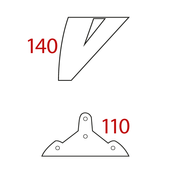 Terra Foot 110x110x140 mm