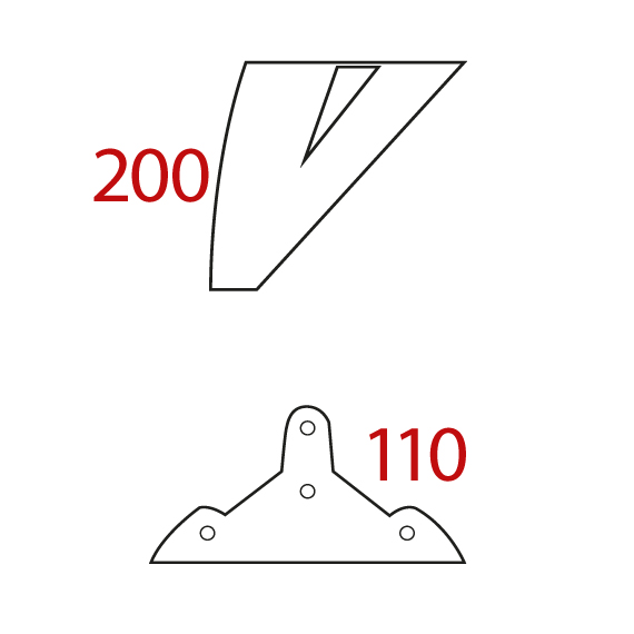 Terra Ayak 110x110x200 mm