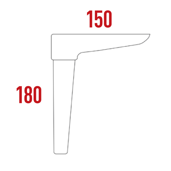 Rossi Ayak 150x150x180 mm