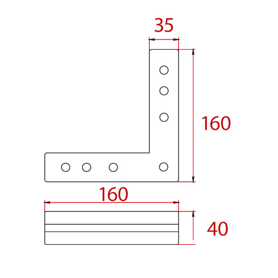 Setra Corner Foot With Diamond