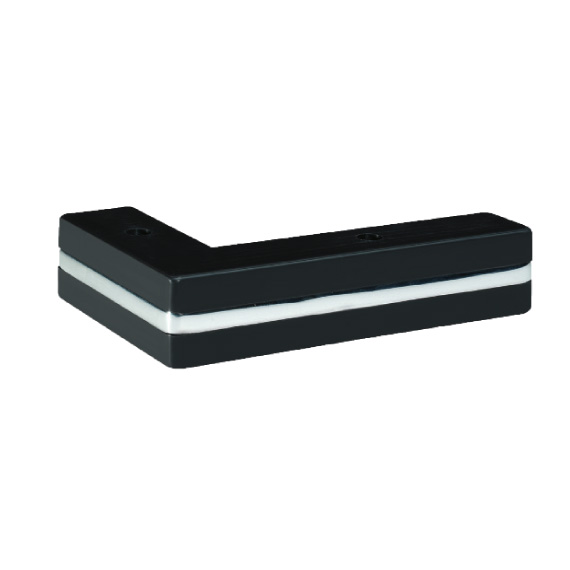 Metro Corner Foot With Chrome Wick Metro Corner Foot With Chrome Wick