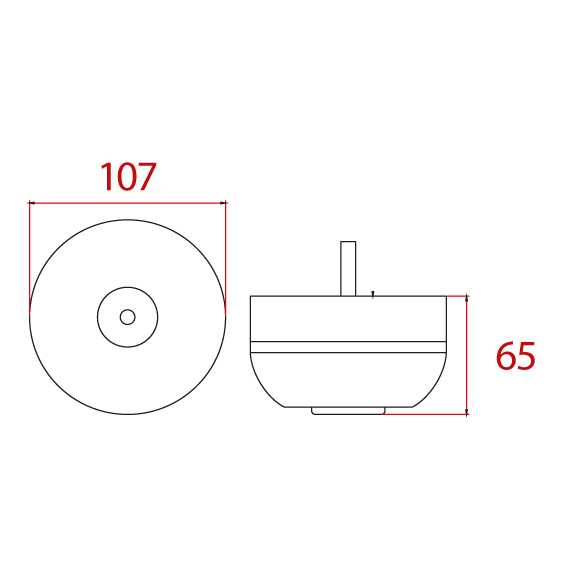 Florya Ayak Büyük Krom Fitilli