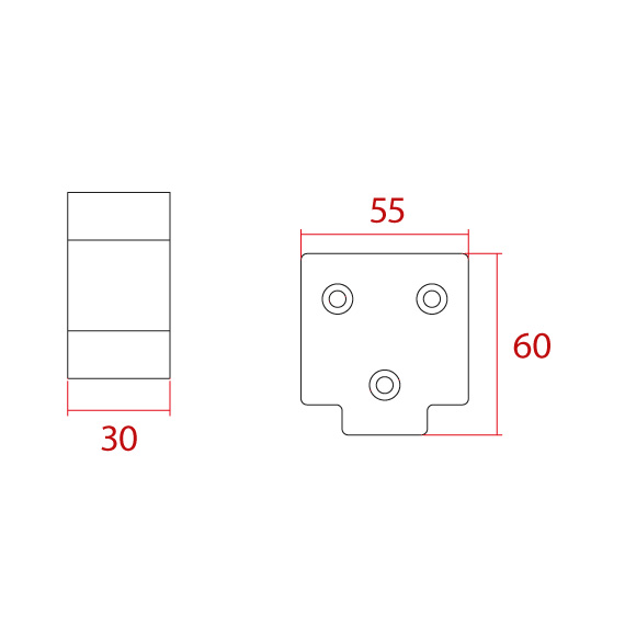 Rio Hinge Riser 30 mm