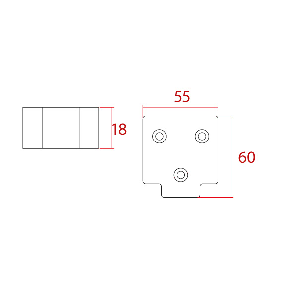 Enjoy Hinge Riser 18 mm