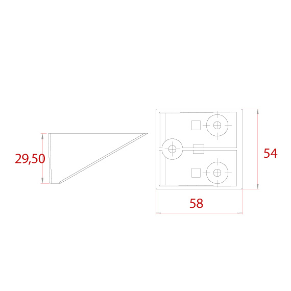 Angled Hinge Riser Angled Hinge Riser