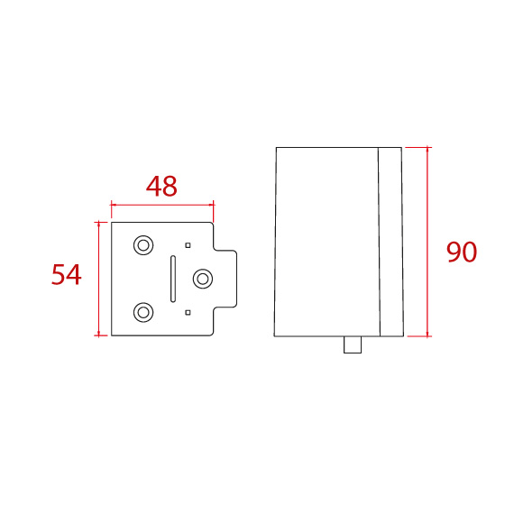 Cordoba Hinge Riser 90 mm Cordoba Hinge Riser 90 mm