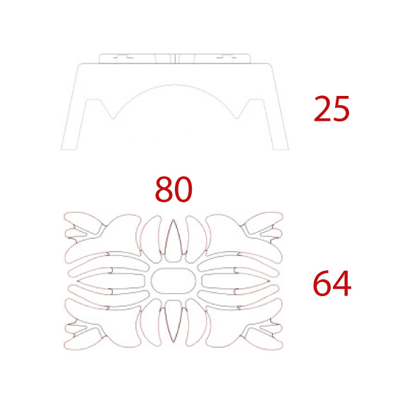 Step Dikdörtgen Süs Step Dikdörtgen Süs
