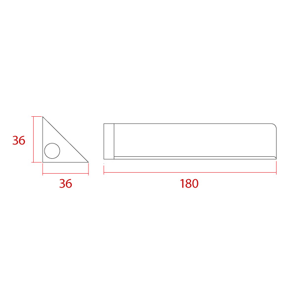 Boytaş  Köşebent Orta 180 mm Boytaş  Köşebent Orta 180 mm