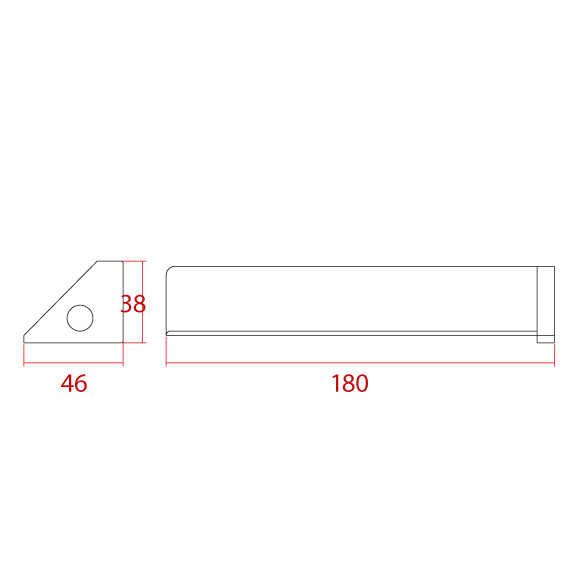 Boytaş Köşebent 180 mm Sağ-Sol Boytaş Köşebent 180 mm Sağ-Sol