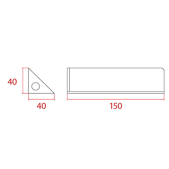 Somunlu Köşebent 150 mm