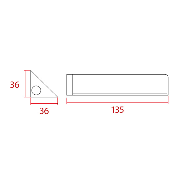 Boytaş Köşebent 135 mm
