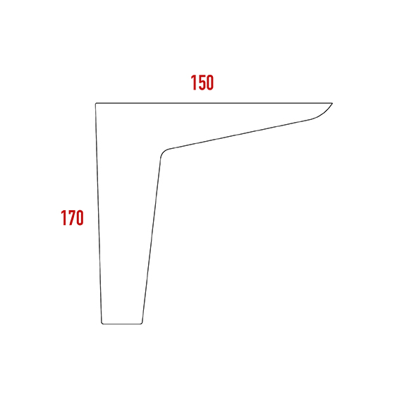 Cezir Ayak 170 mm Cezir Ayak 170 mm