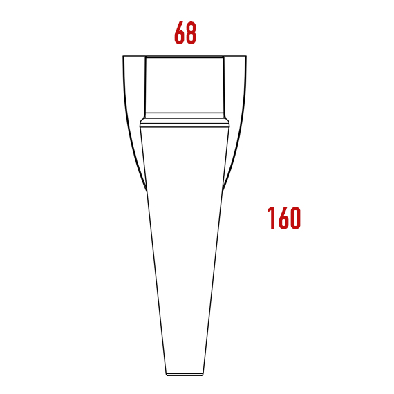 Meri Ayak Y 160 mm Meri Ayak Y 160 mm