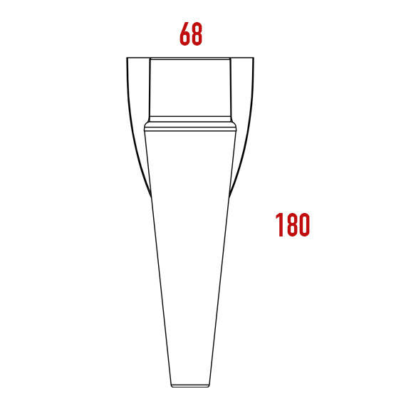 Meri Ayak Y 180 mm Meri Ayak Y 180 mm