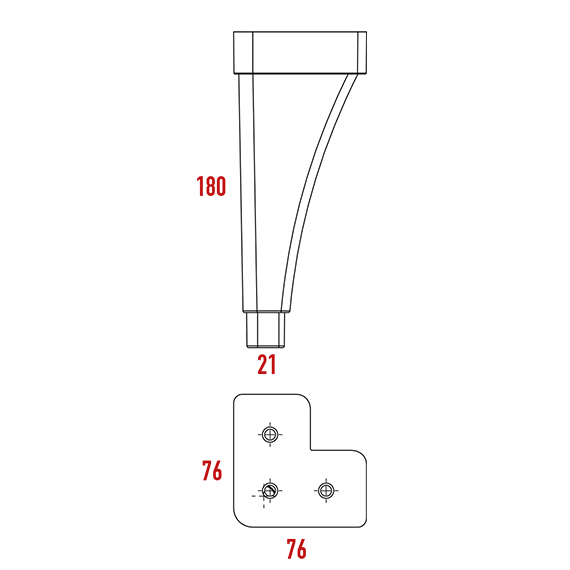 Yoga 4 Foot 180 mm Yoga 4 Foot 180 mm