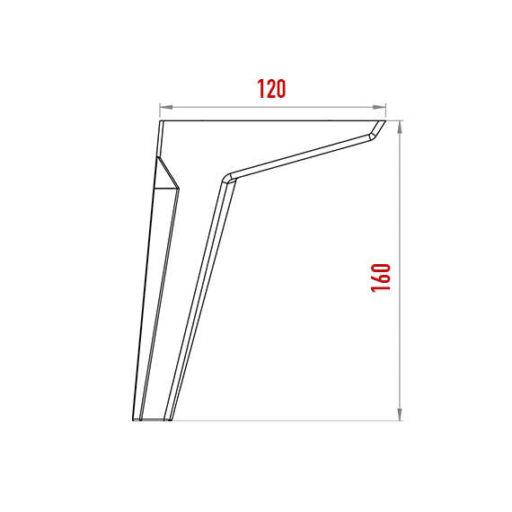 Rio Lüx Ayak 160 mm Rio Lüx Ayak 160 mm