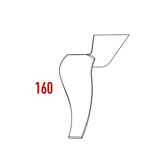 Amber Foot 160 mm Amber Foot 160 mm