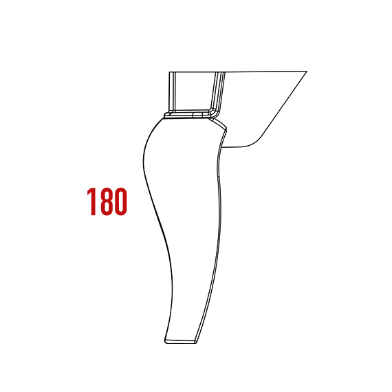 Amber Lux Foot 180 mm