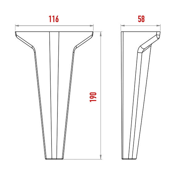 Anka Foot Without Circle 190 mm