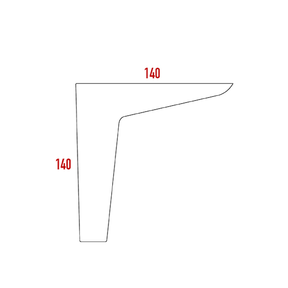 Cezir Ayak Aparatlı 140x140x140 mm Cezir Ayak Aparatlı 140x140x140 mm
