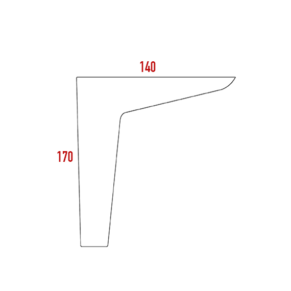 Cezir Ayak Aparatlı 140x140x170 mm Cezir Ayak Aparatlı 140x140x170 mm