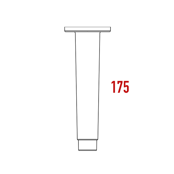 Nessa 2 Gizli Ayak 175 mm Nessa 2 Gizli Ayak 175 mm