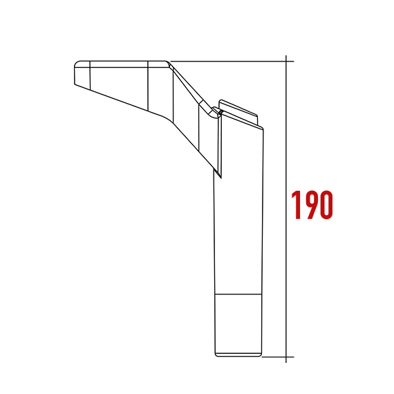 Platin K Ayak 190 mm Platin K Ayak 190 mm