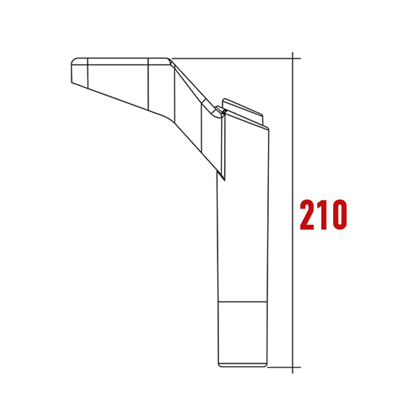 Platin K Ayak 210 mm Platin K Ayak 210 mm