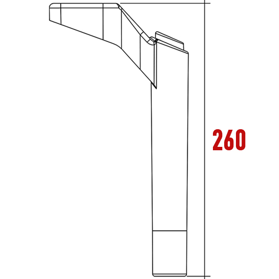 Platin K Ayak 260 mm