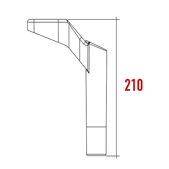 Platin Foot Flat 210 mm Platin Foot Flat 210 mm